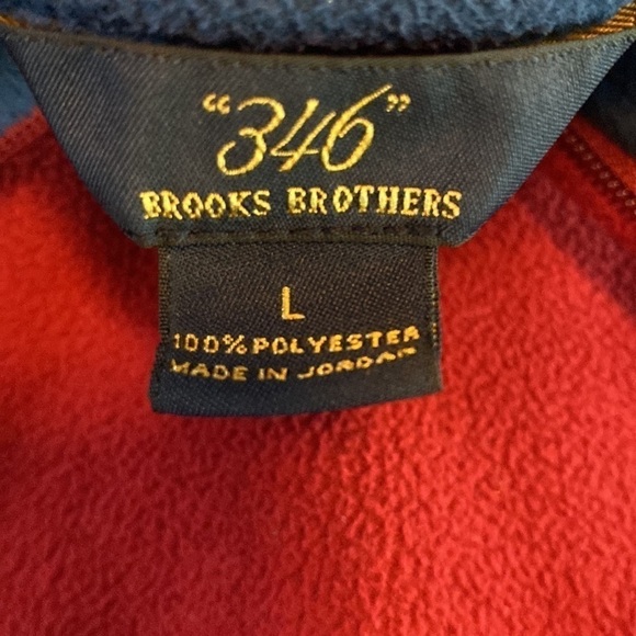 Brooks Brothers Red and Blue Fleece Jacket - Picture 10 of 10
